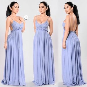 Demi Blue Maxi Dress